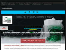 Tablet Screenshot of accnnigeria.org